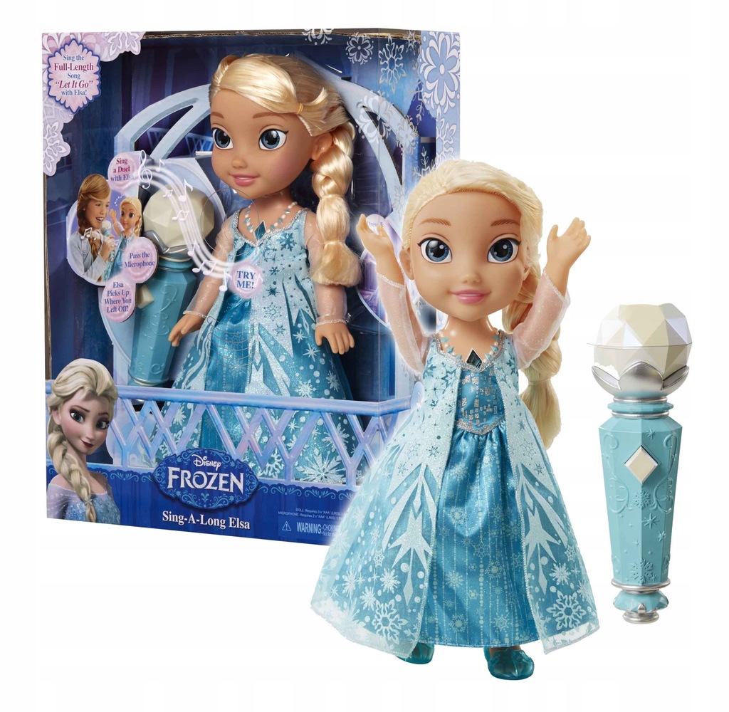 Frozen Spiewajaca Elsa Z Mikrofonem Jakks 7695764722 Oficjalne Archiwum Allegro