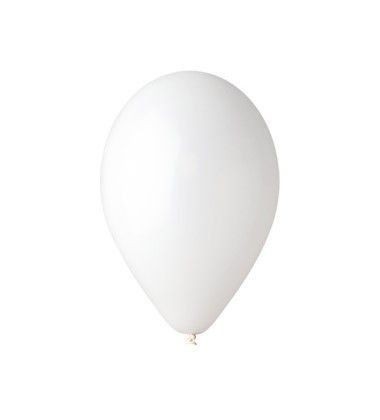 Balony 10 cali 100 szt BIAŁY urodziny