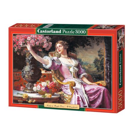 CASTORLAND PUZZLE 3000 LADY IN THE PURPLE DRESS