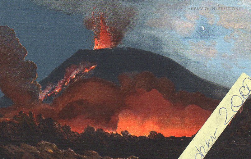 WŁOCHY NAPOLI WEZUWIUSZ WULKAN  ERUPCJA