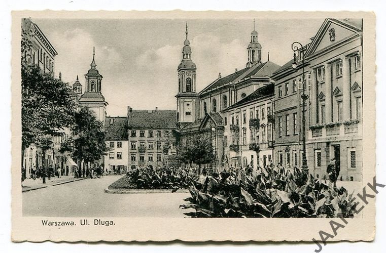 WARSZAWA Ulica Długa, z teki K. Wojutyńskiego