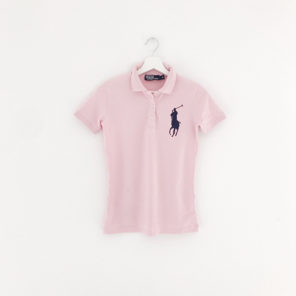 Różowa koszulka POLO