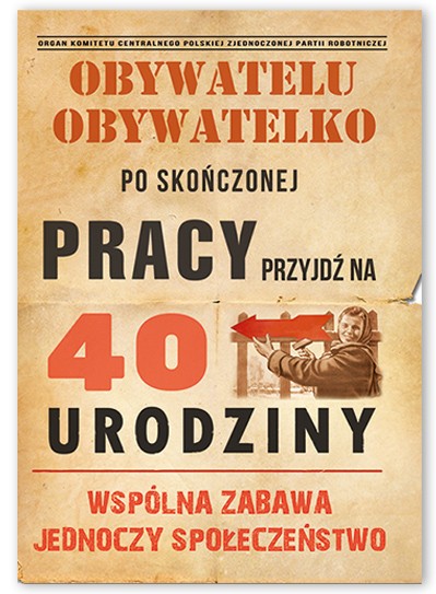 ZAPROSZENIA NA CZTERDZIESTKĘ NA CZTERDZIEŚCI 40LAT