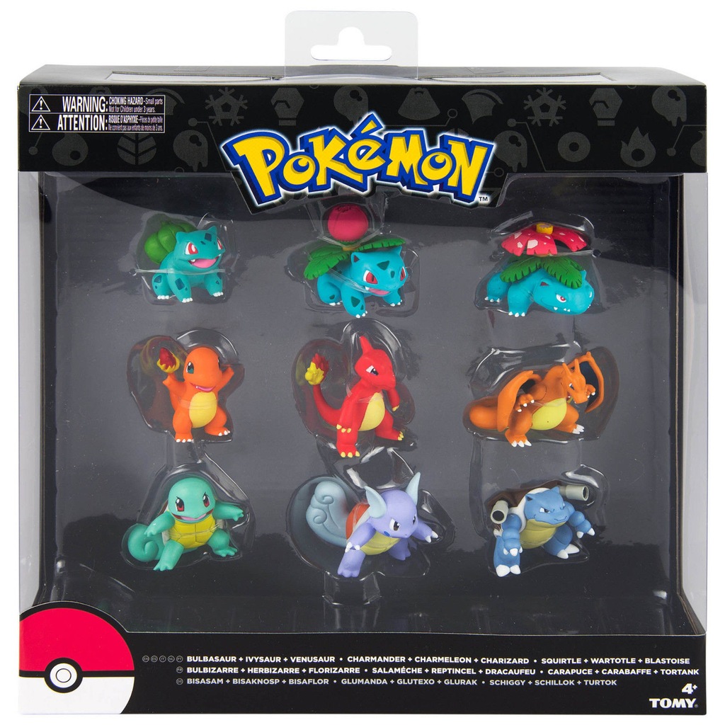 TOMY POKEMON figurka ZESTAW XL 9 FIGUREK 