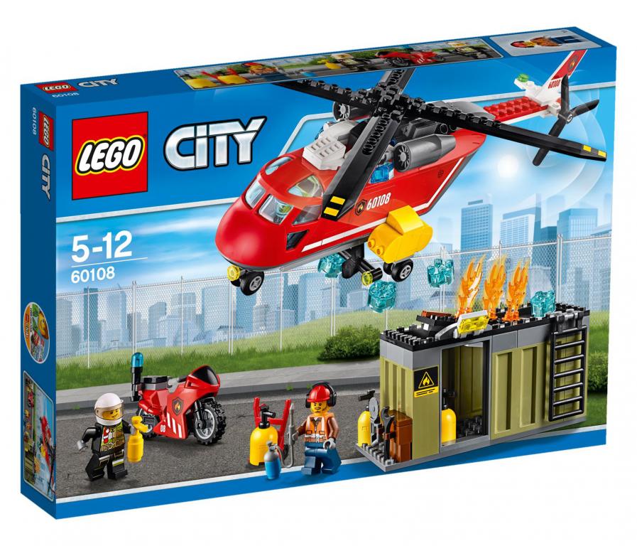 LEGO City Klocki Helikopter strażacki 60108