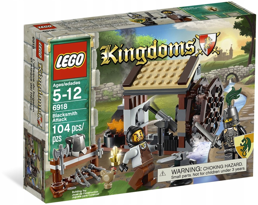 LEGO Kingdoms 6918 Atak na kuźnię Unikat 2011