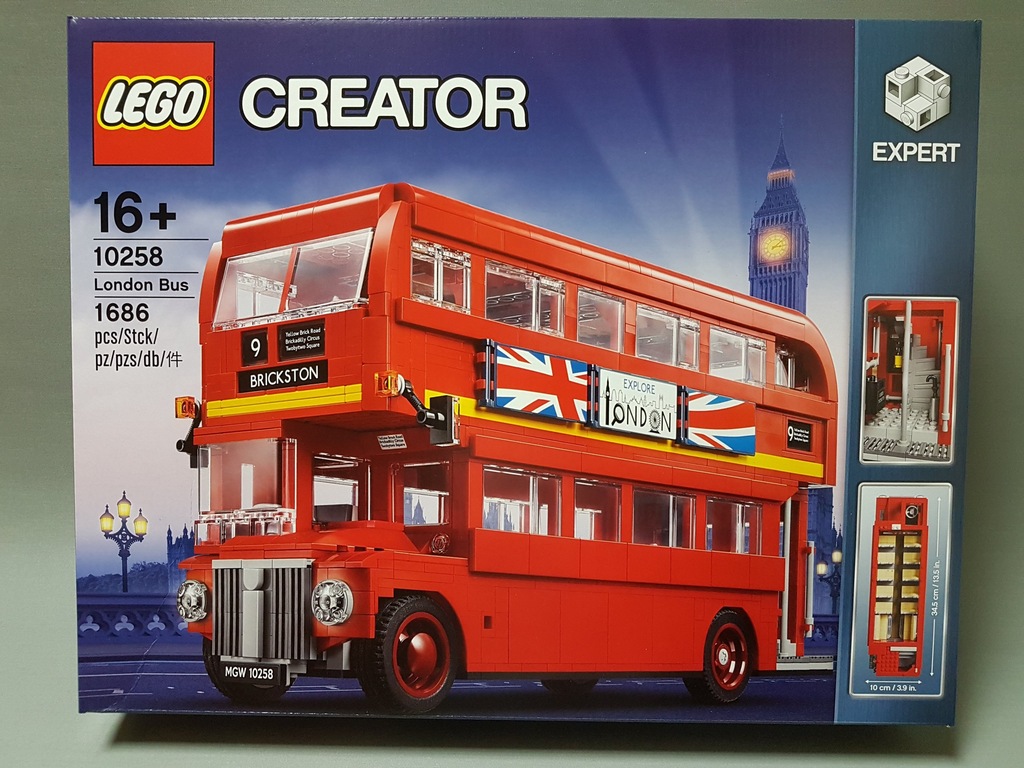 LEGO CREATOR 10258 Londyński Autobus - NOWY