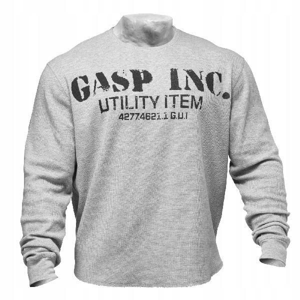 GASP Thermal Gym bluza męska sportowa SZARY L