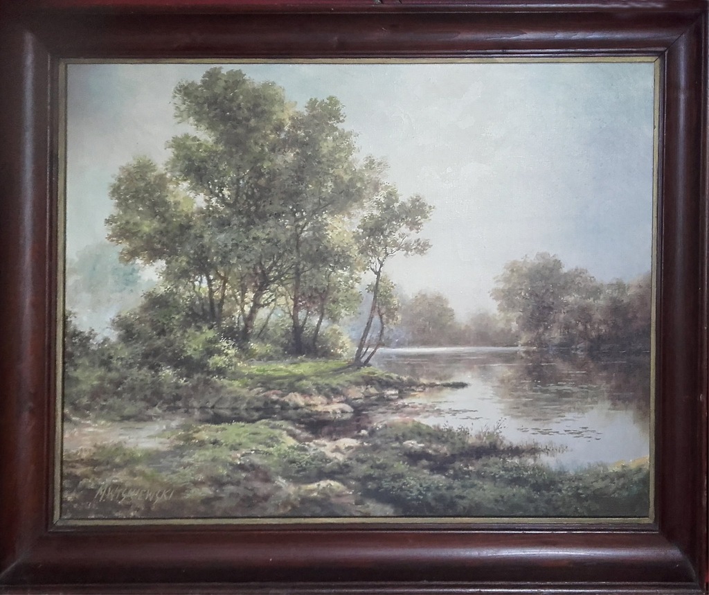 Mieczysław WIŚNIEWSKI - pejzaż, oryginał