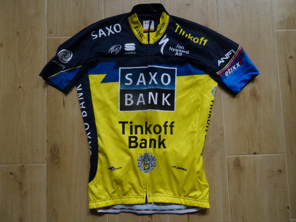 SAXO TINKOFF BANK SPORTFUL KOSZULKA NOWA S/M