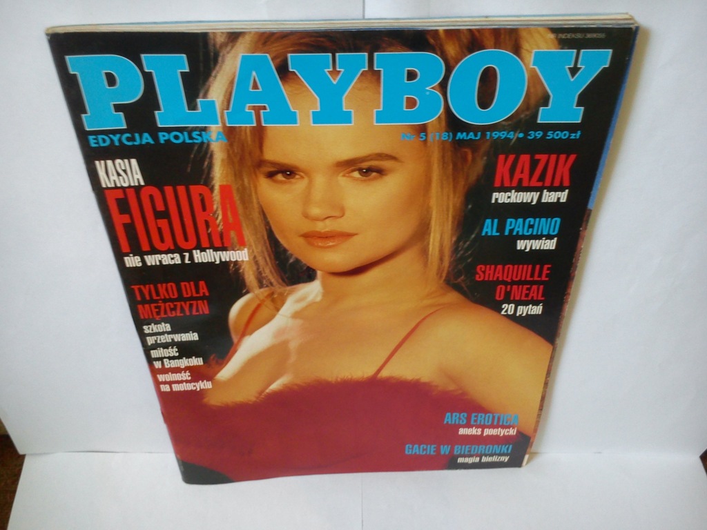 PLAYBOY NUMER 5(18)'94 KASIA FIGURA NAGO !!!!!!!!! - 7031222484 -  oficjalne archiwum Allegro