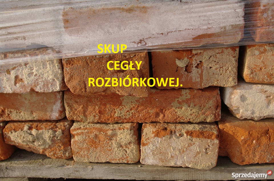 Cegla rozbiorkowa,cegły z rozbiórki,stara cegla 