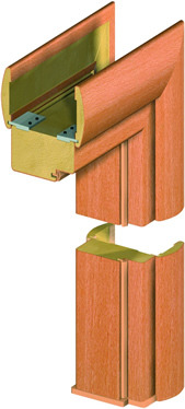 Ościeżnica Porta Basic Buk 80 prawa belka