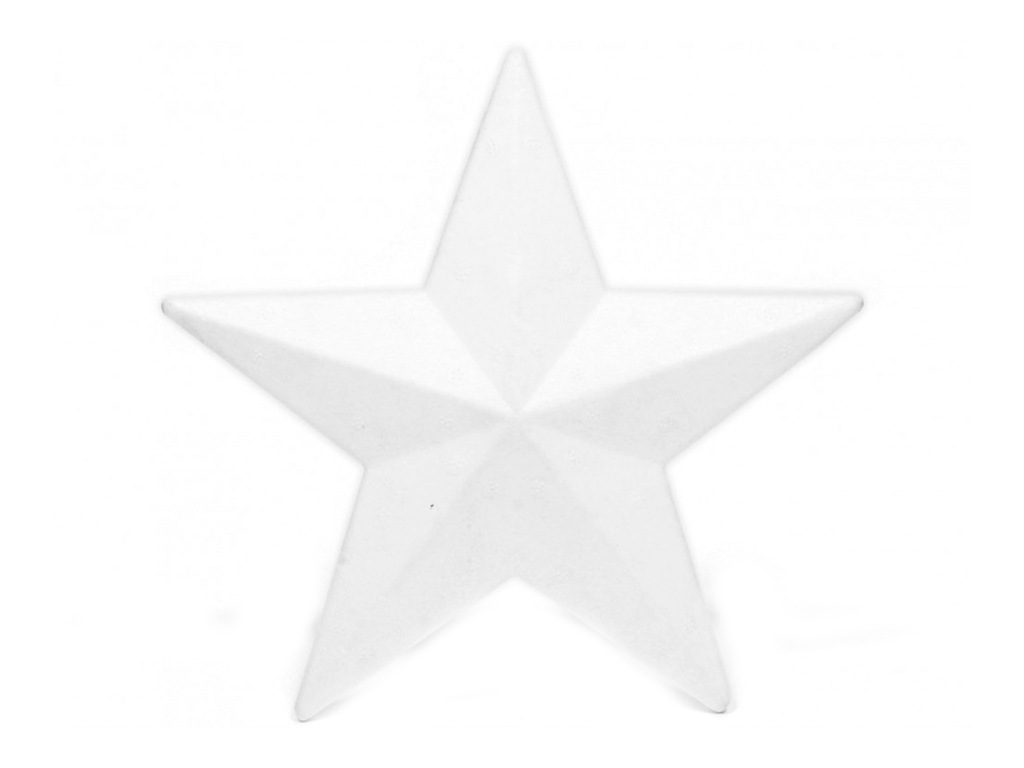 Gwiazda Gwiazdka Styropianowa - 7cm
