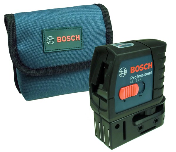 BOSCH LASER KRZYŻOWY LINIOWY POZIOMICA GLL 2-15 FV