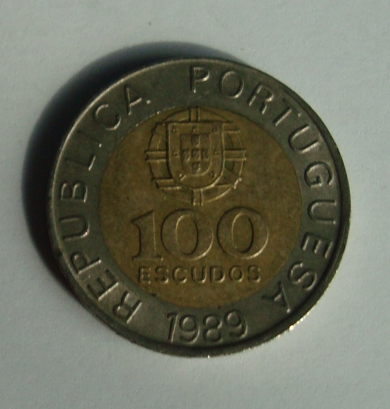 Moneta    100 escudos Portugalia 1989 rok