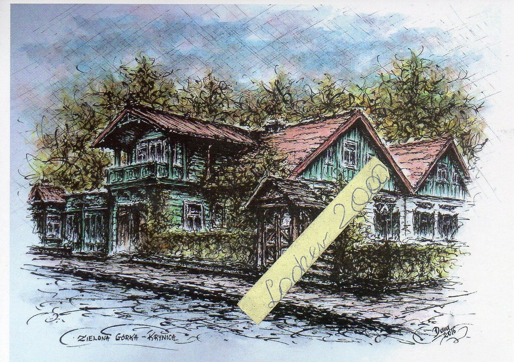KRYNICA ZDRÓJ ZIELONA GÓRKA GRAFIKA