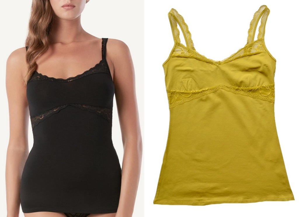 *INTIMISSIMI* Koszulka Top *BAWEŁNA + KORONKA* 38