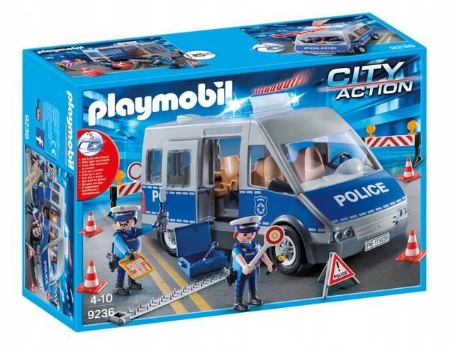 Playmobil Samochód policyjny z blokadą 9236 7499378359