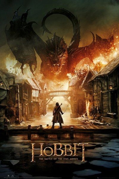 Hobbit Bitwa Pięciu Armii - plakat