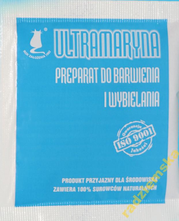 RADZIEMSKA ULTRAMARYNA Farbka do bielizny Pigment