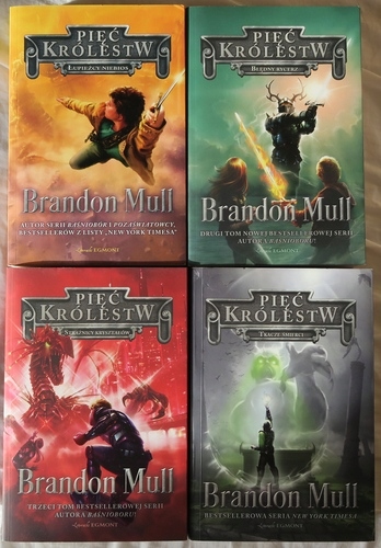 Brandon Mull * Pięć królestw * komplet 1-4 * ideał