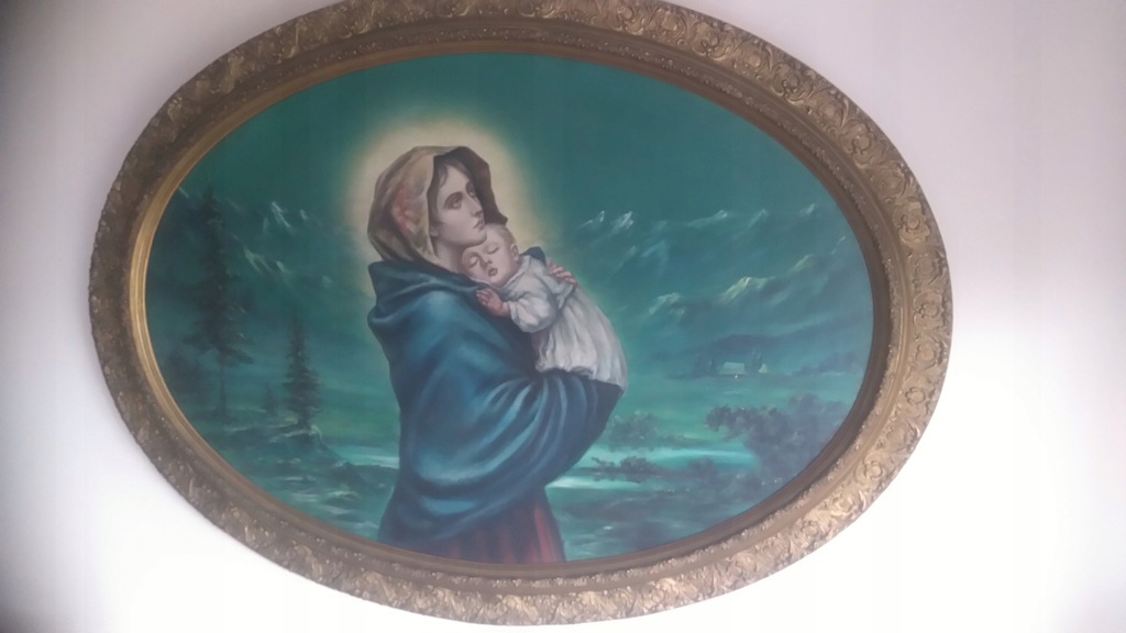 Obraz Matka Boska Romska(cygańska) K.Markowski XXw