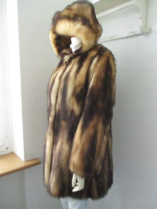 Futro naturalne z fretki .