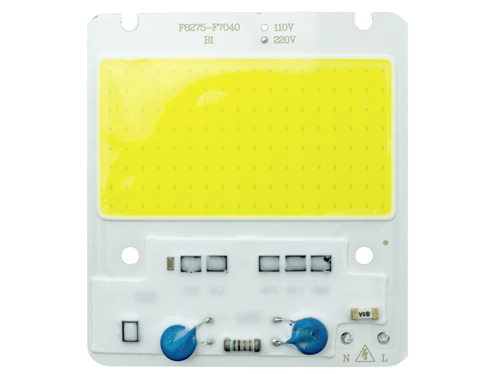 DIODA LED COB 50W 4700lm BIAŁA 82x 75mm pod 230V