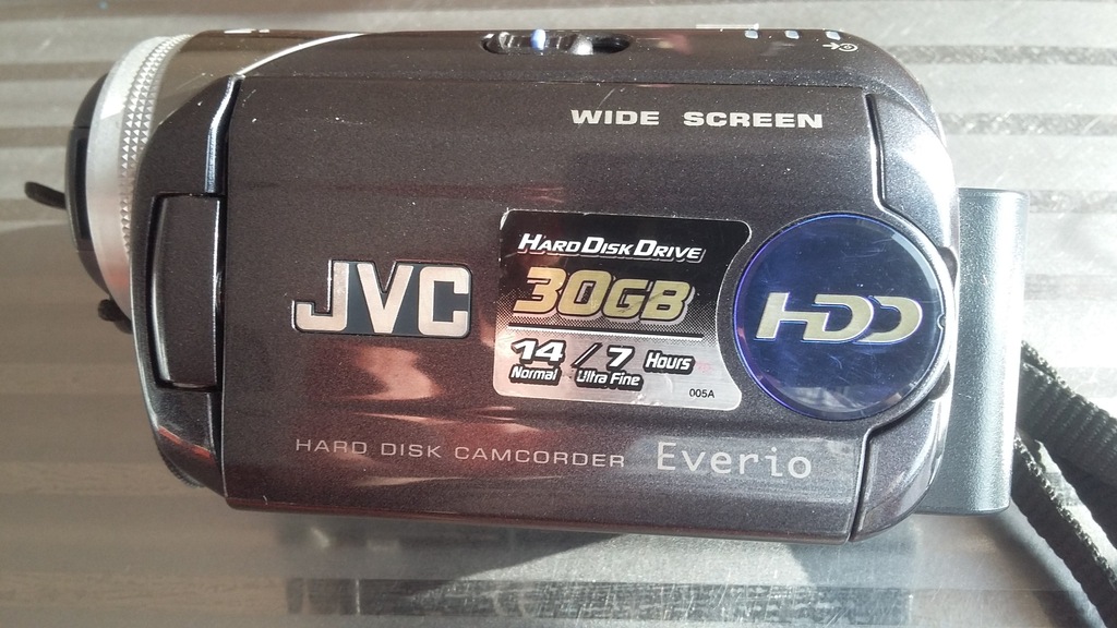 JVC HDD  30 GB GZ-MG57MK Kamera full HD Komplet.