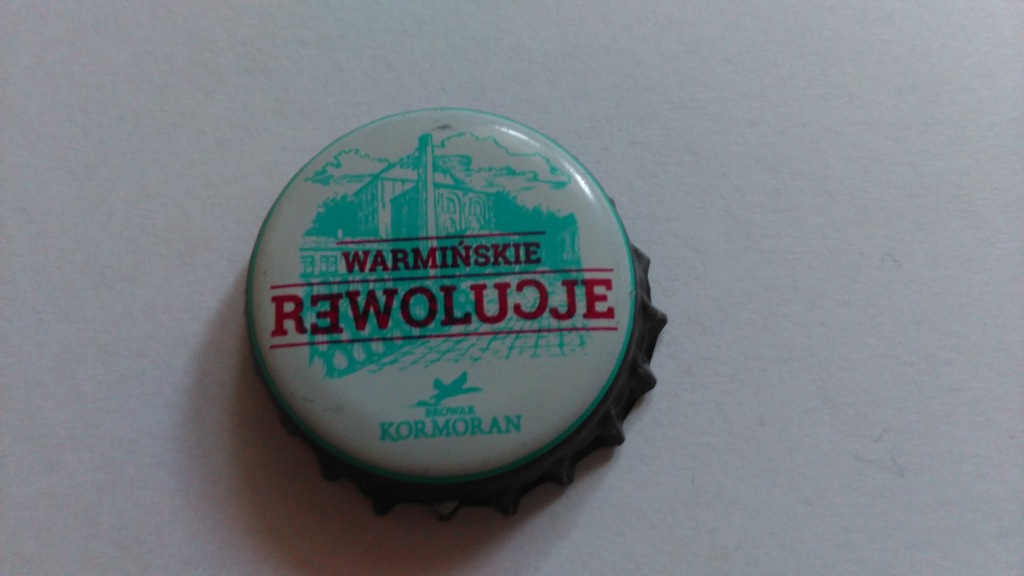 Kormoran Warmińskie Rewolucje Kapsel piwo kapsle