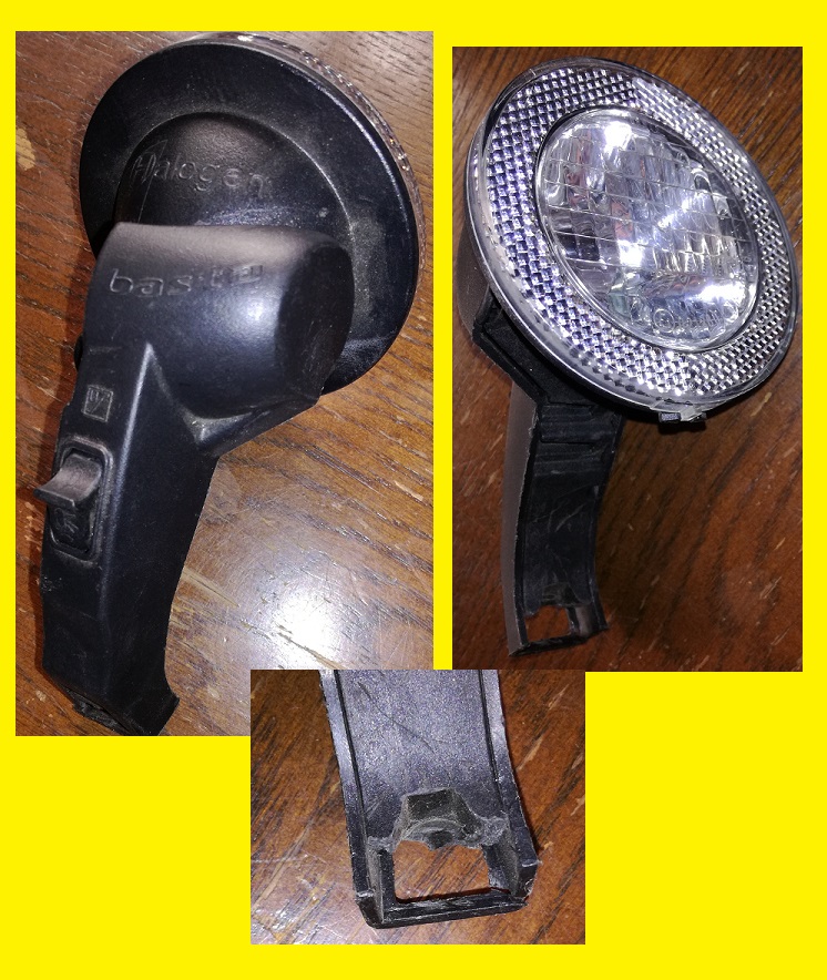 LAMPA BASTA HALOGEN Z WYŁĄCZNIKIEM ŻARÓWKĄ DYNAMO