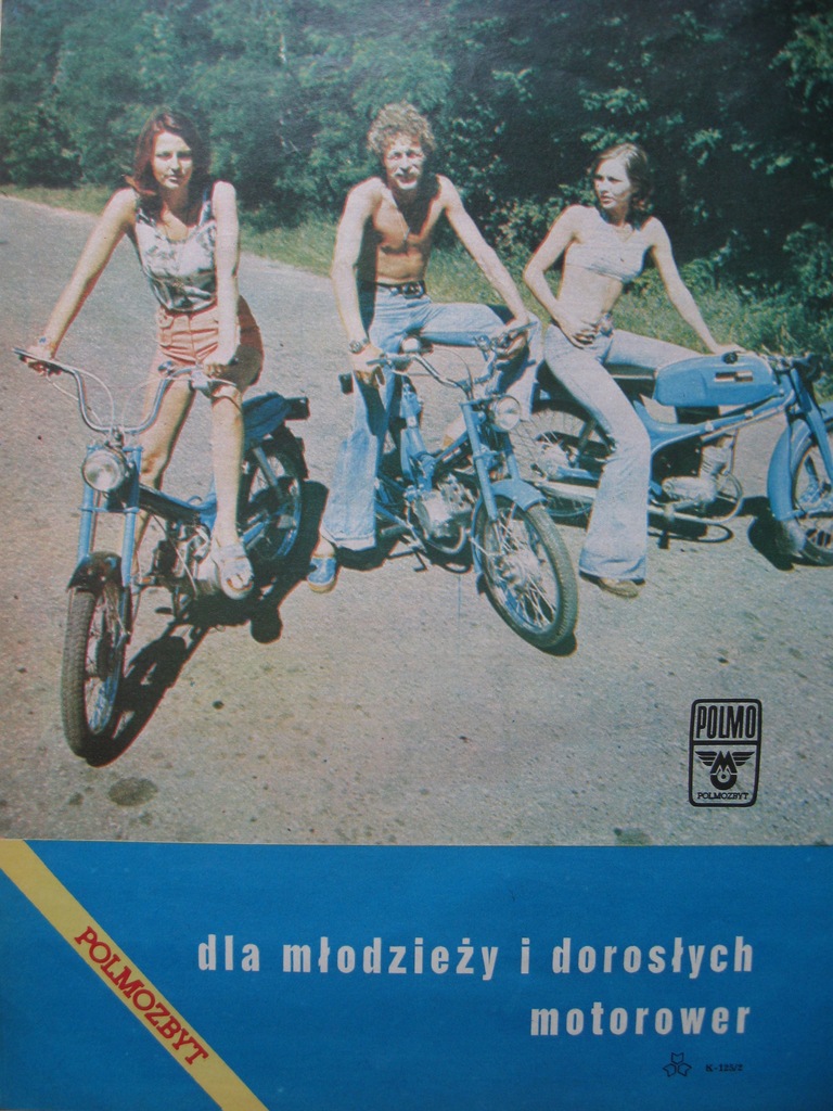 MOTOR Motorower KOMAR 125 ROMET Reklama 1975