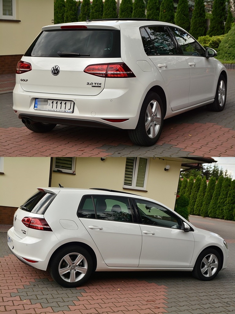 VW GOLF VII WHITE PEARL_RADAR_PANORAMA_JAK NOWY
