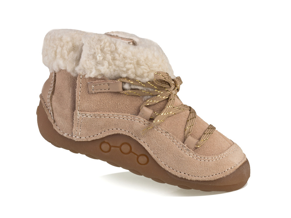 Buty dla bobasa zimowe niemowlę ciepłe CLARKS 18