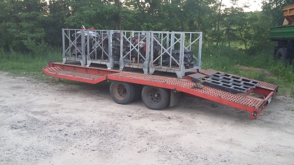 przyczepa niskopodwoziowa laweta tandem GRUAU
