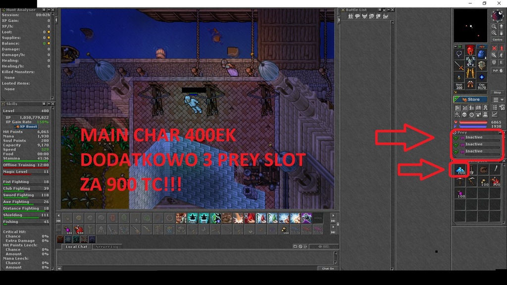 Tibia 400ek TUTOR DIAMENT NA ALLEGRO !!!