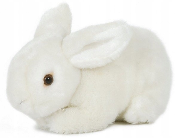 Maskotka Królik Zajączek Biały DUBI - 20cm