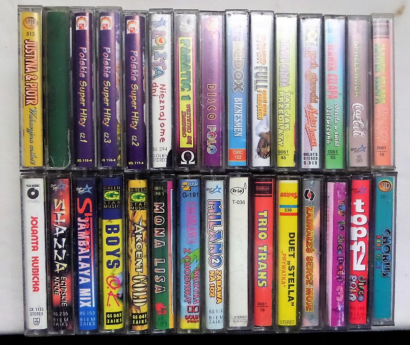 30 orginalnych kaset disco polo + 20 Gratis!!!