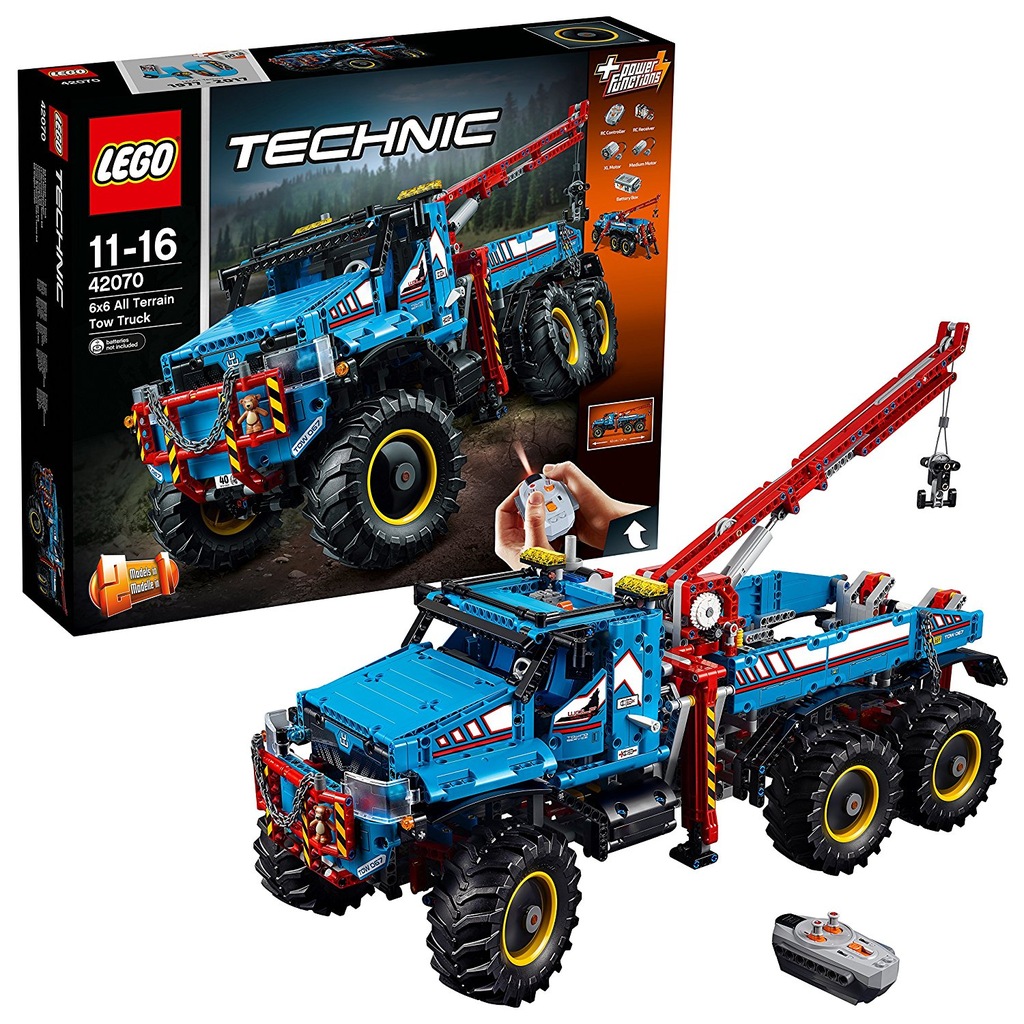 LEGO TECHNIC 42070 Terenowy Holownik 6x6