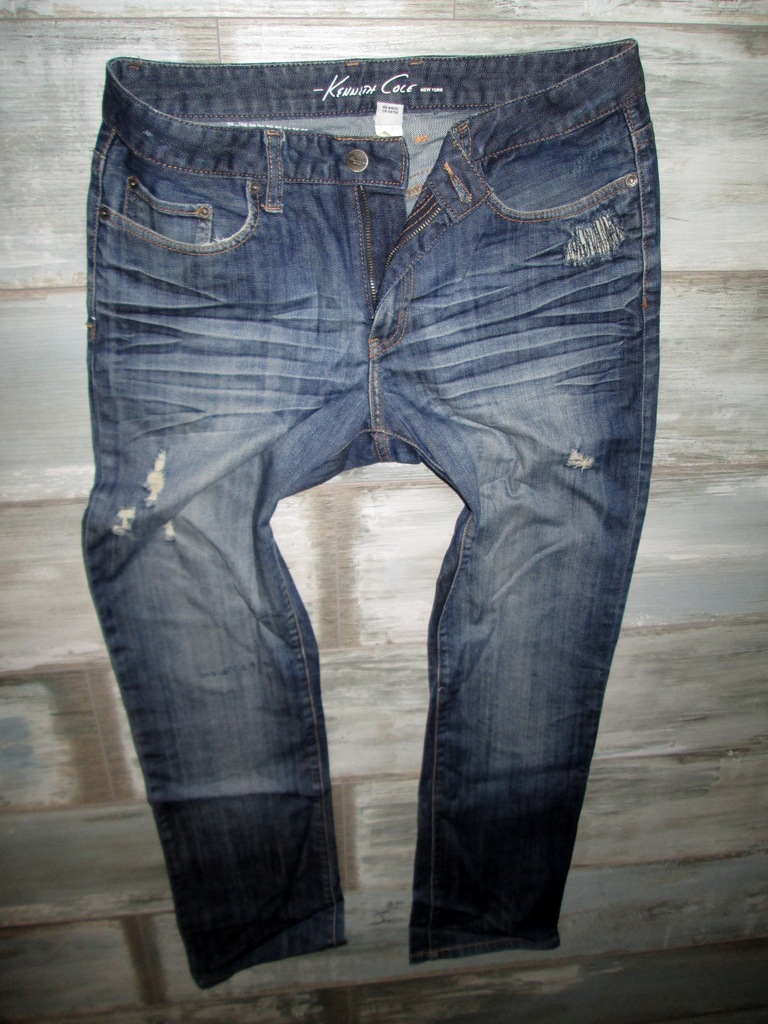 Kup 3 Weź 4 - Kenneth Cole - Jeans dziury W30L32
