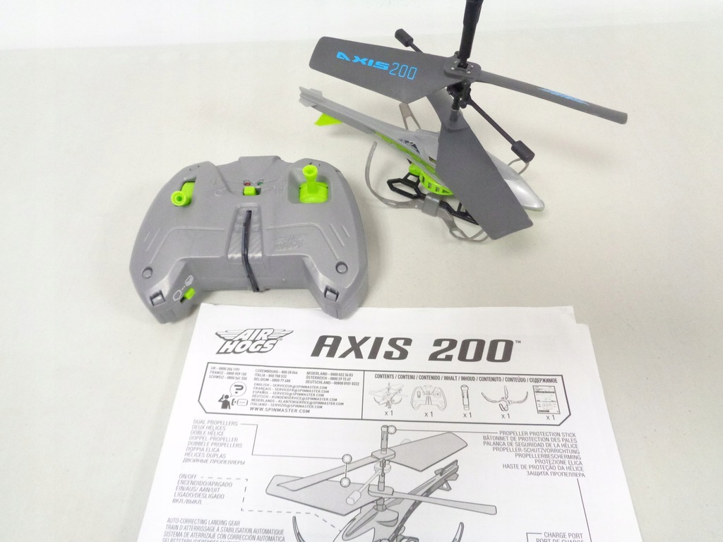 ZDALNIE STEROWANY HELIKOPTER AIR HOGS AXIS 200 - 7067817712 - oficjalne