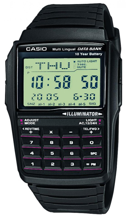 Zegarek Casio z kalkulatorem DBC-32 -1AV +GRAWER