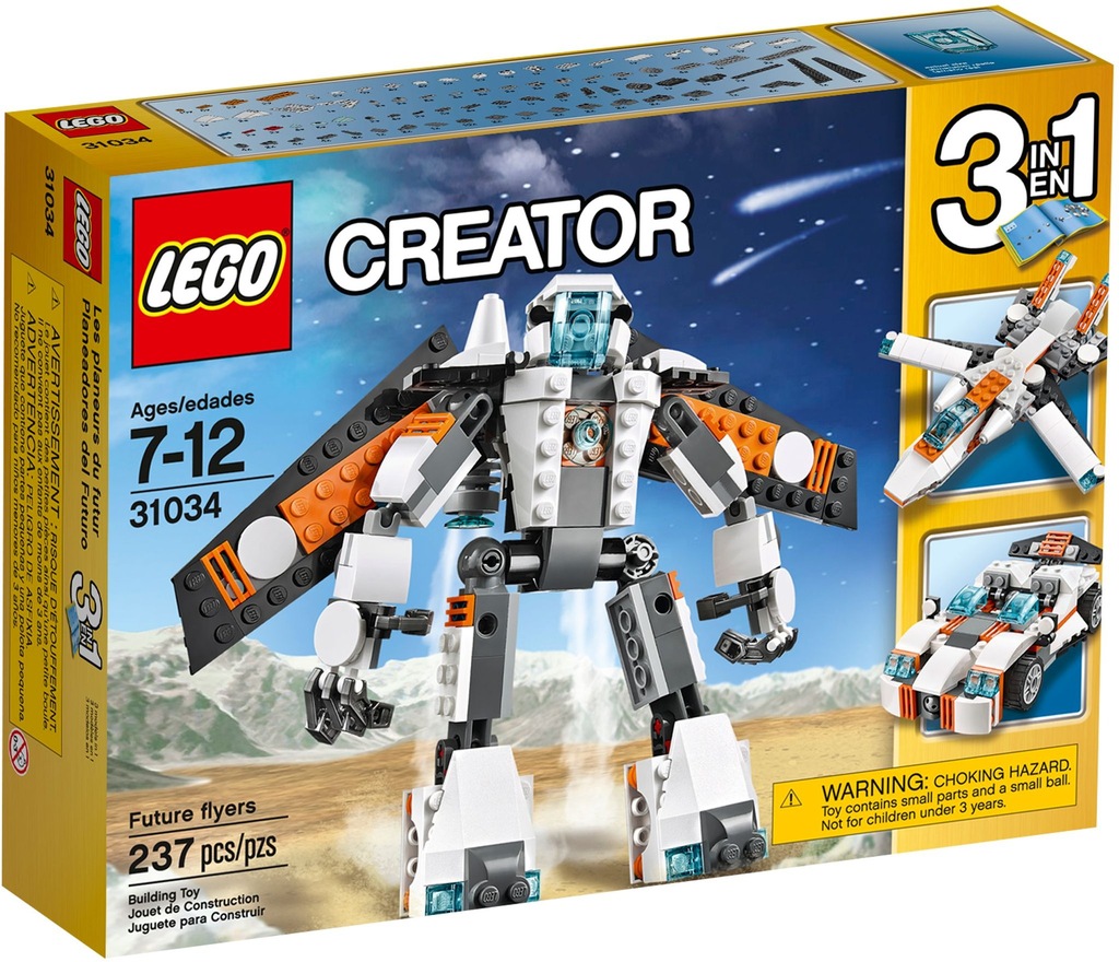 LEGO CREATOR Robot Przyszłości 3w1 31034