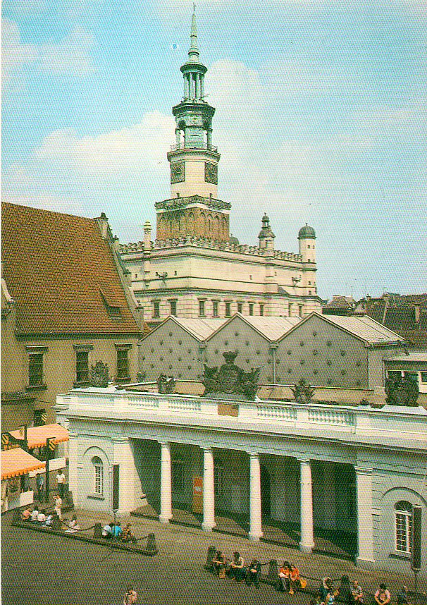 Poznań Stary Rynek Pocztówka