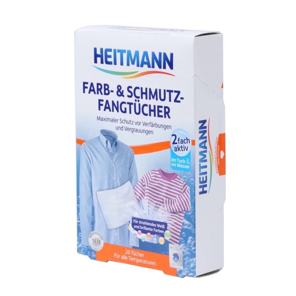 Heitmann Chusteczki wyłapujące kolor 20szt