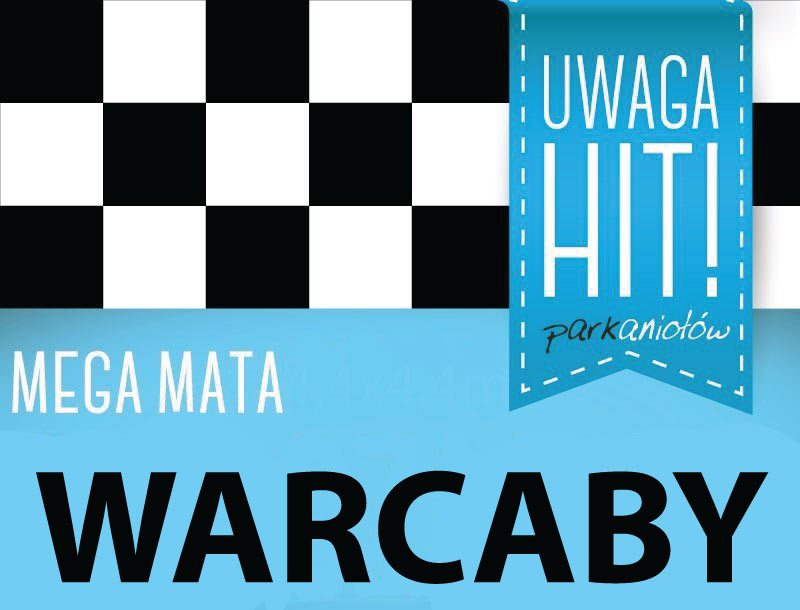 Plansza do gry w WARCABY wymiary 2.9x2.9m OGRODOWA