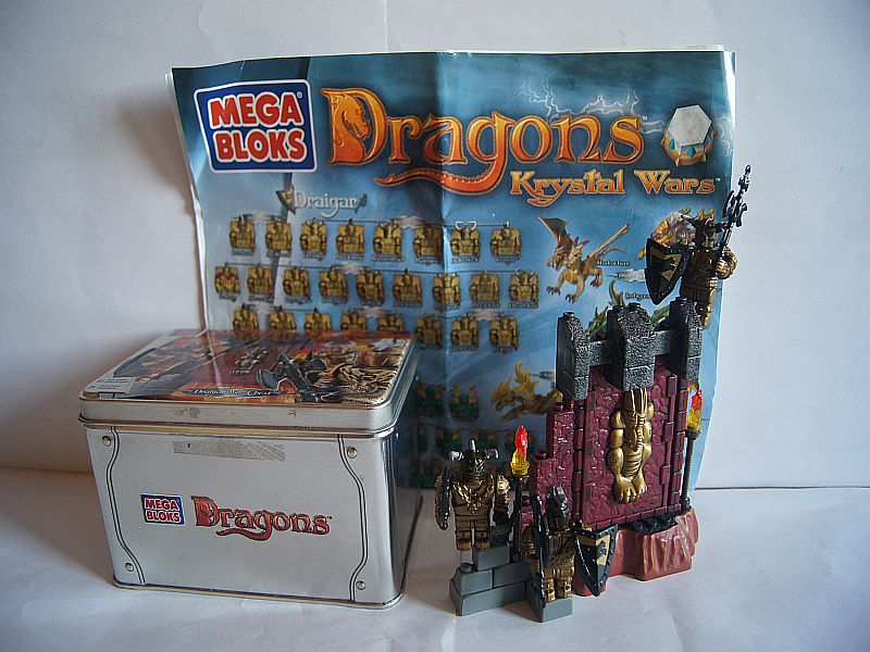 ! MEGA BLOKS Dragons Krystal Wars Draigar War 9866