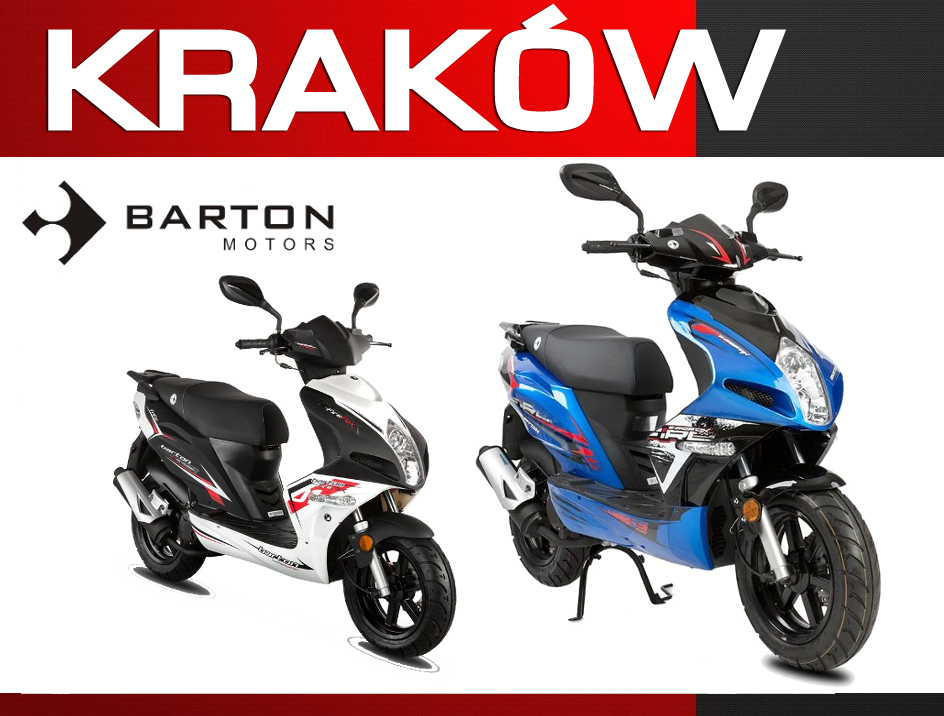 Skuter BARTON CHALLENGER 50  +2KASKI KRAKÓW