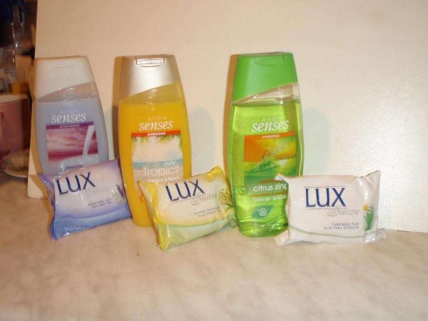 Żel Avon+ mydełko Lux nowe, pachnące, kolorowe